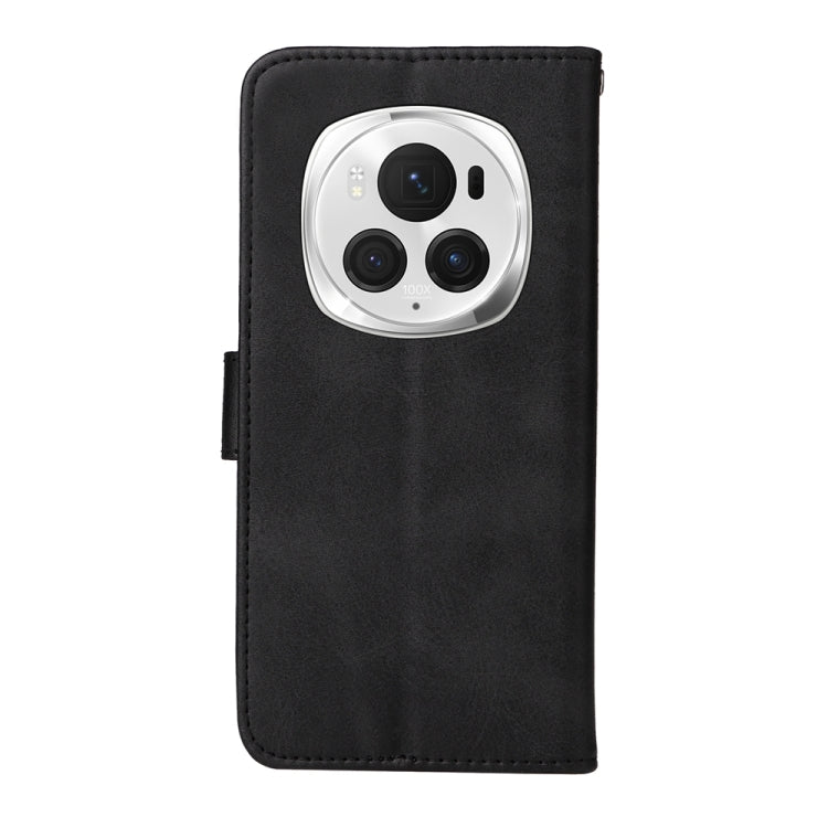 For Honor Magic6 Pro Classic Calf Texture Flip Leather Phone Case(Black)