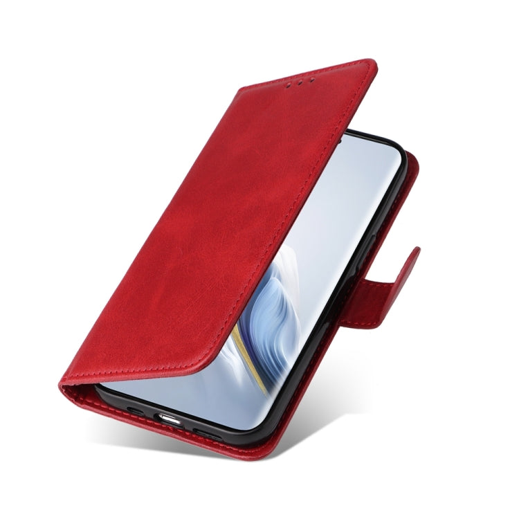 For Honor Magic6 Pro Classic Calf Texture Flip Leather Phone Case(Red)