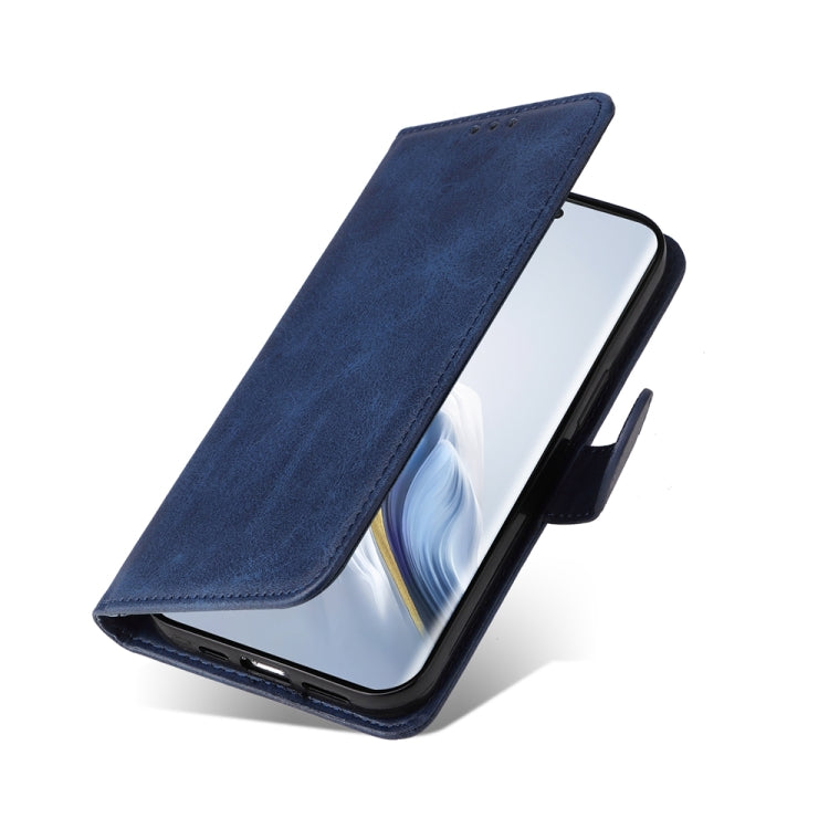 For Honor Magic6 Pro Classic Calf Texture Flip Leather Phone Case(Blue)