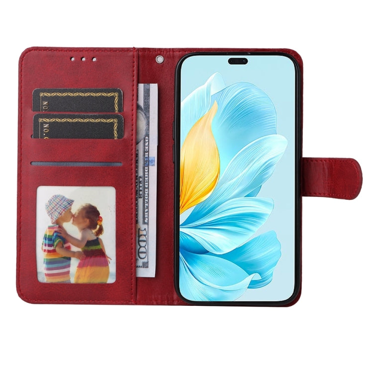For Honor 200 Lite 5G Global Classic Calf Texture Flip Leather Phone Case(Red)