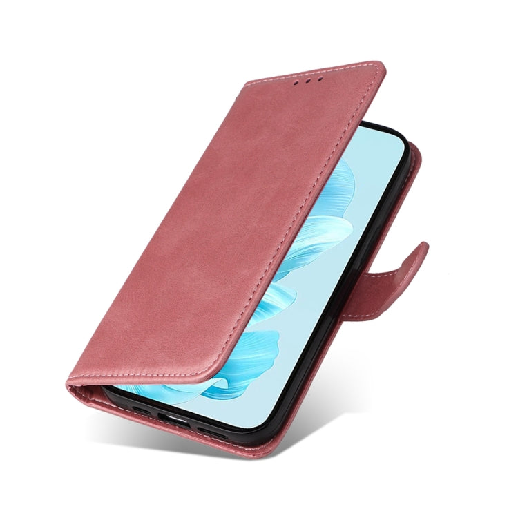 For Honor 200 Lite 5G Global Classic Calf Texture Flip Leather Phone Case(Rose Gold)