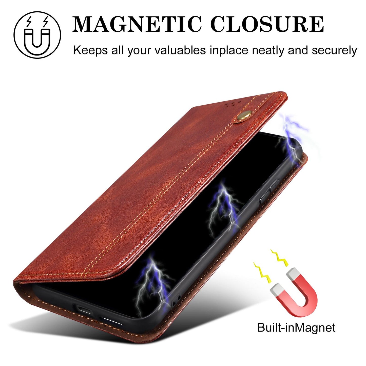 For OPPO K13 5G India Oil Wax Crazy Horse Texture Leather Phone Case(Brown)