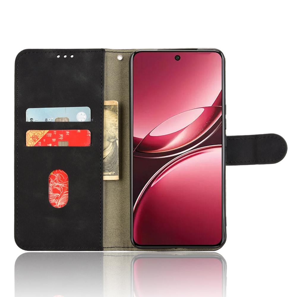 For vivo V50 Skin Feel Magnetic Flip Leather Phone Case(Black)