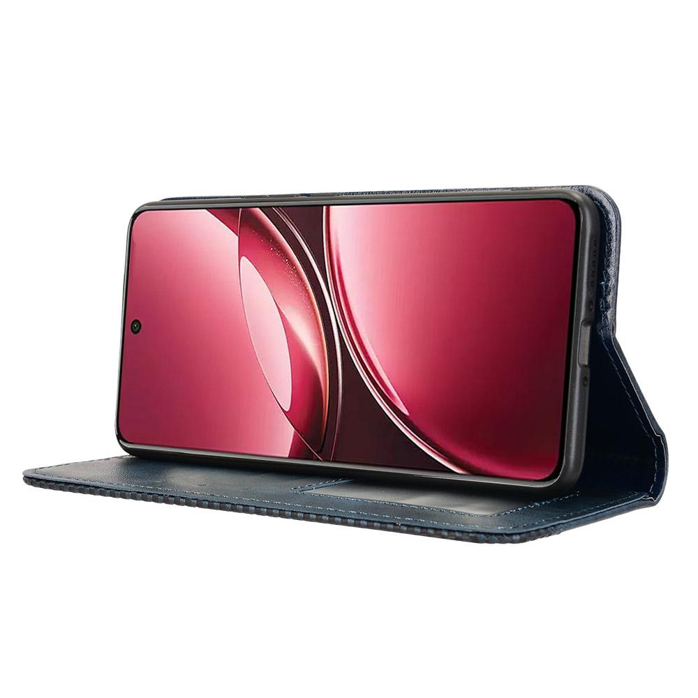 For vivo V50 5G Magnetic Buckle Retro Texture Leather Phone Case(Blue)