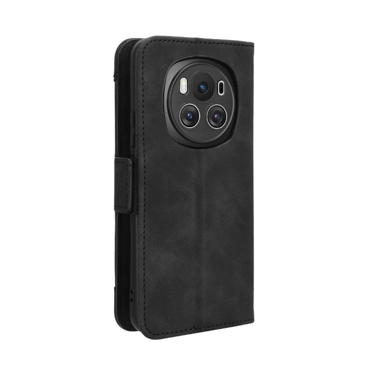 For Honor Magic6 5G Skin Feel Calf Texture Card Slots Leather Phone Case(Black)