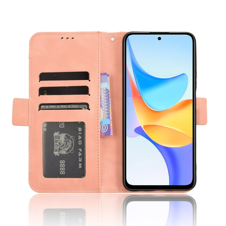 For Honor Play 50 Plus Skin Feel Calf Texture Card Slots Leather Phone Case(Pink)