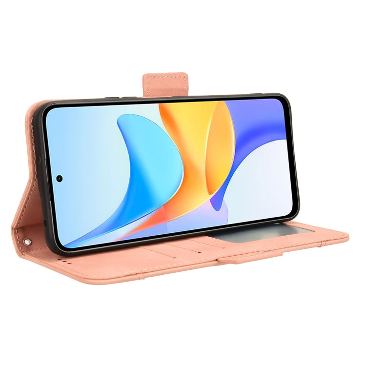 For Honor Play 50 Plus Skin Feel Calf Texture Card Slots Leather Phone Case(Pink)