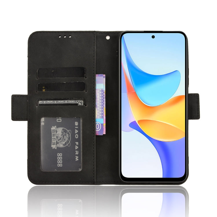 For Honor Play 50 Plus Skin Feel Calf Texture Card Slots Leather Phone Case(Black)