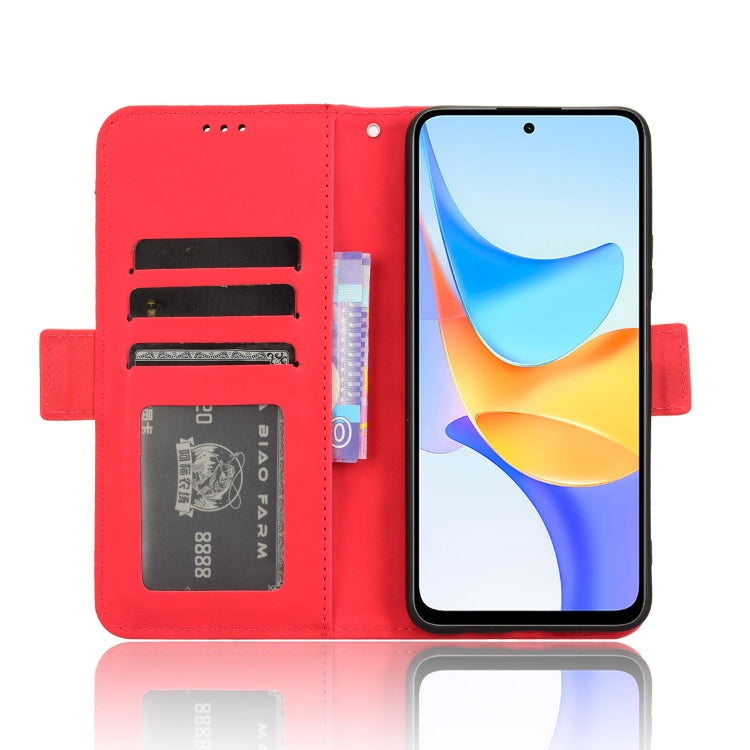 For Honor Play 50 Plus Skin Feel Calf Texture Card Slots Leather Phone Case(Red)