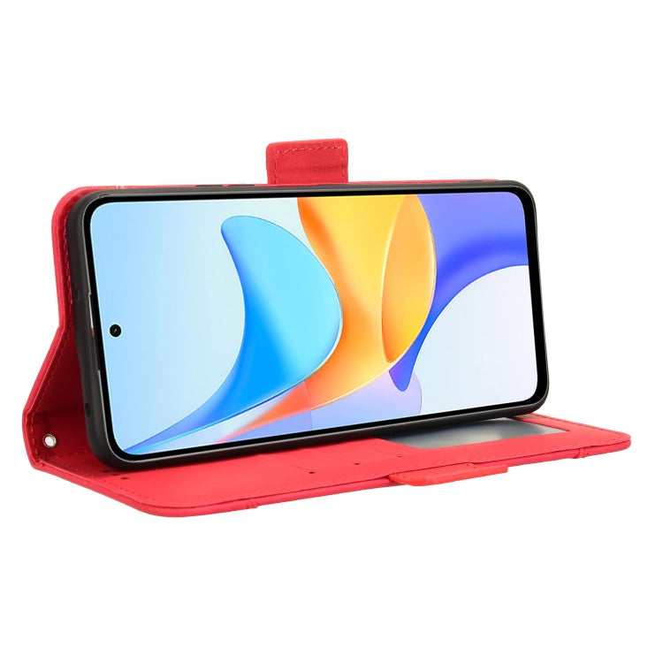 For Honor Play 50 Plus Skin Feel Calf Texture Card Slots Leather Phone Case(Red)