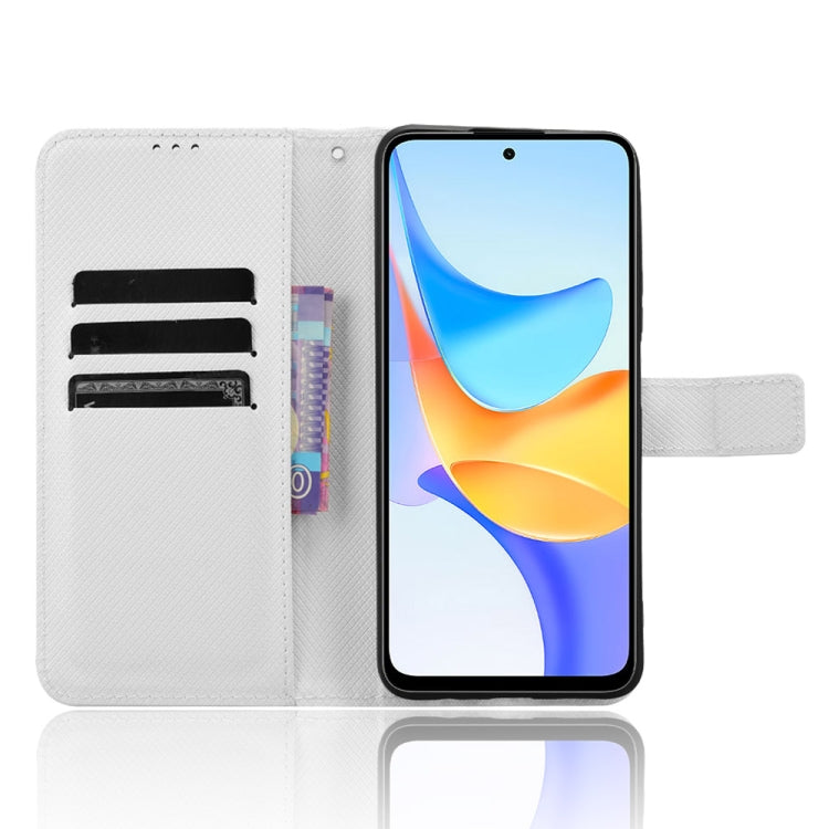 For Honor Play 50 Plus Diamond Texture Leather Phone Case(White)