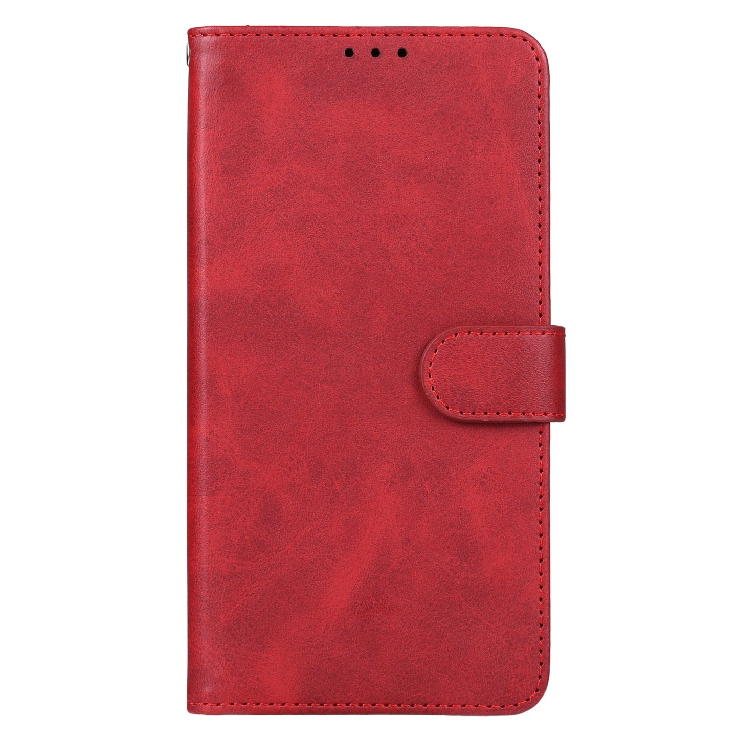 For OPPO K12 Leather Phone Case(Red)