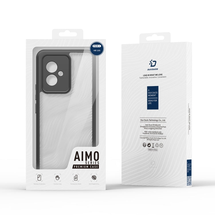For Honor 100 DUX DUCIS Aimo Series TPU + PC Frosted Feel Phone Case(Black)
