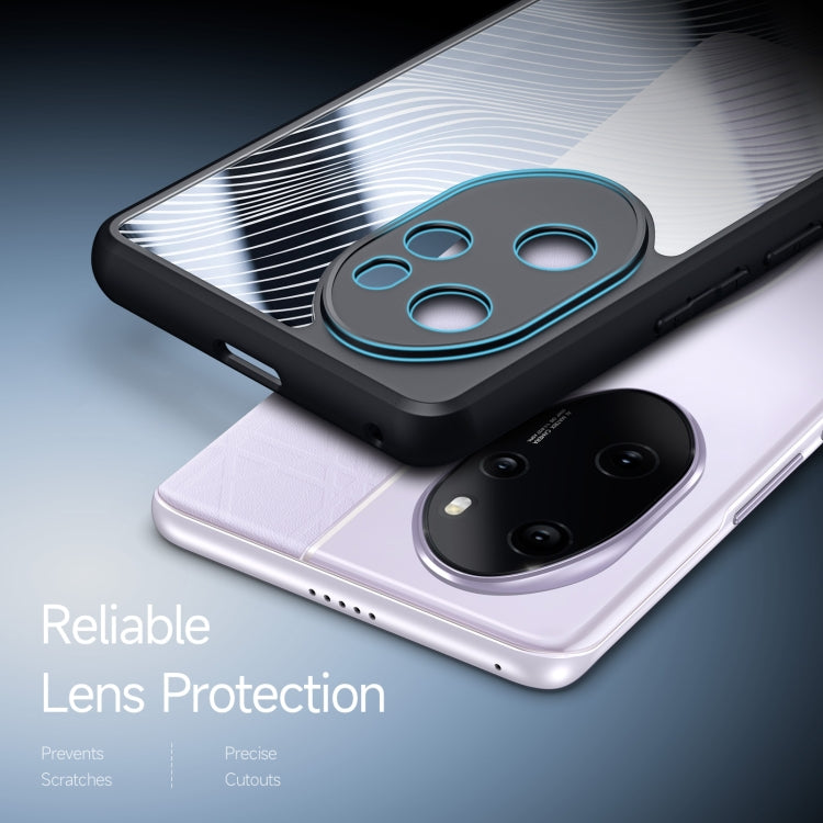 For Honor 100 Pro DUX DUCIS Aimo Series TPU + PC Frosted Feel Phone Case(Black)