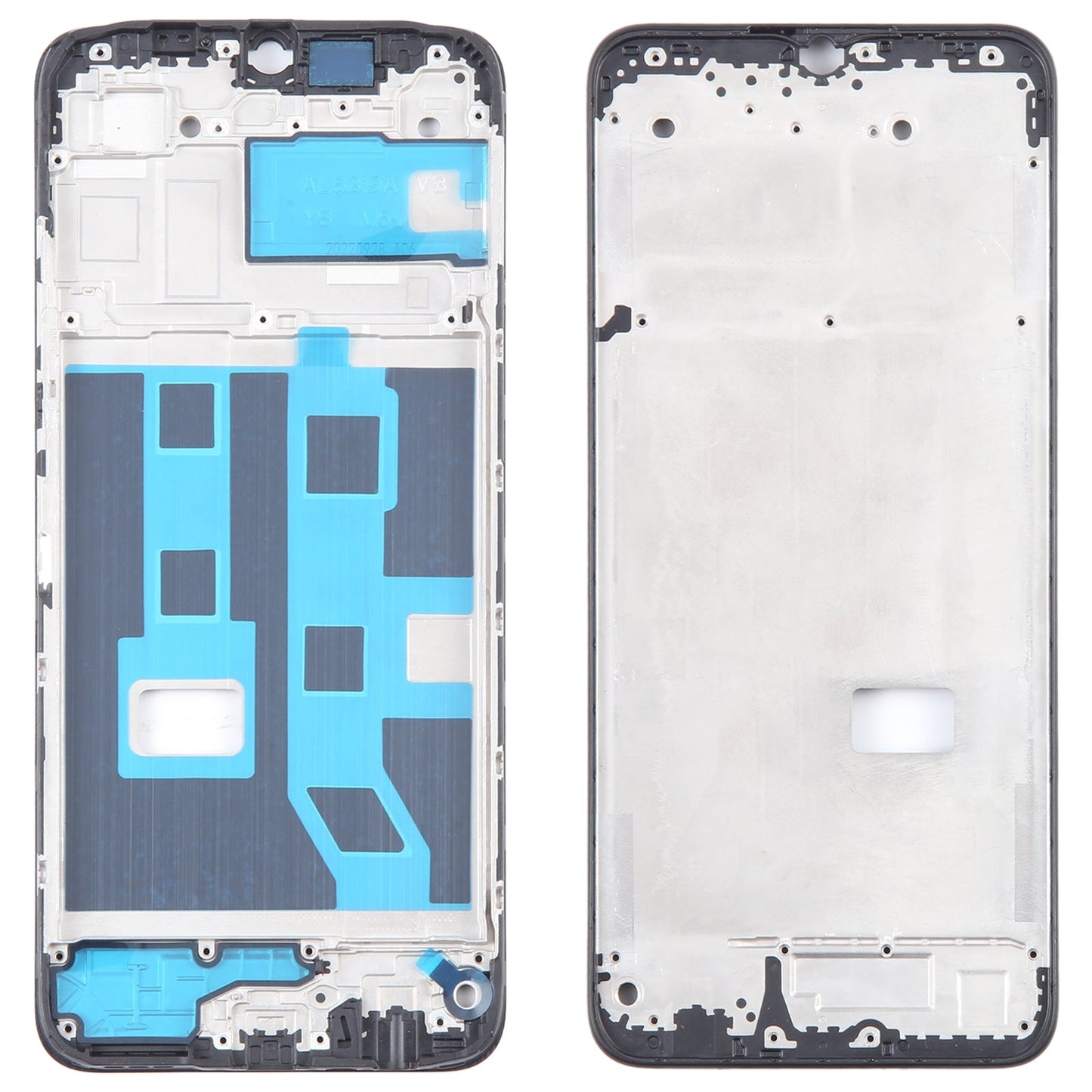 For OPPO A17 Original Front Housing LCD Frame Bezel Plate