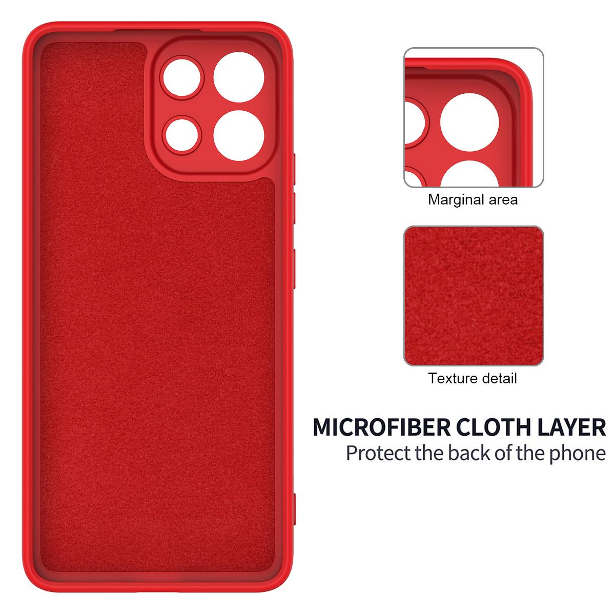 For OPPO K13 5G Solid Color Liquid Silicone Dropproof Full Coverage Phone Case(Red)