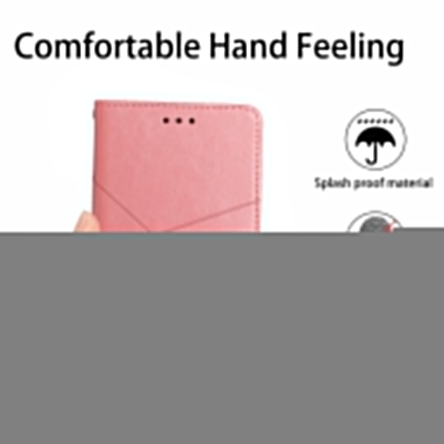 For vivo V50 Lite 5G HT01 Y-shaped Pattern Flip Leather Phone Case(Pink)