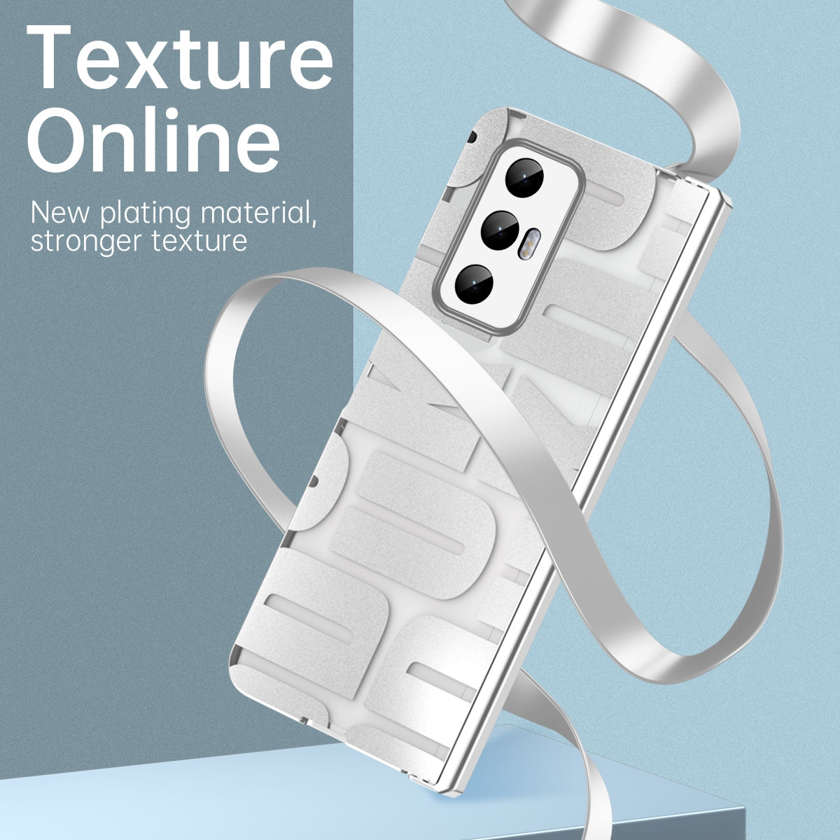 For Xiaomi Mi Mix Fold Integrated Electroplating Folding Phone Case with Hinge(Green)