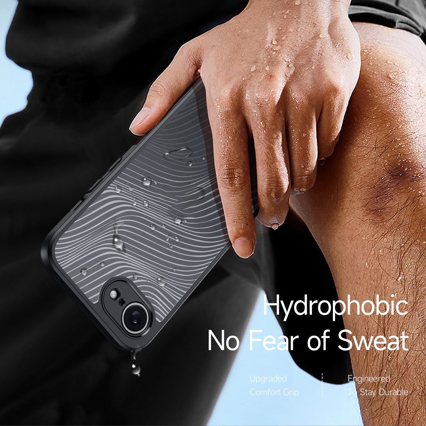 For iPhone 16e DUX DUCIS Aimo Series Frosted Feel Phone Case(Black)