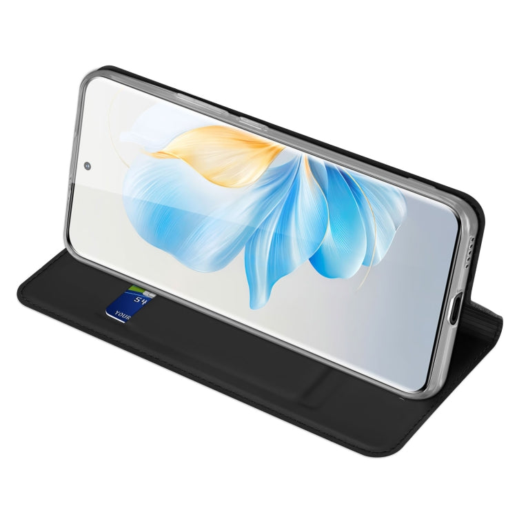 For Honor 100 DUX DUCIS Skin Pro Series Flip Leather Phone Case(Black)