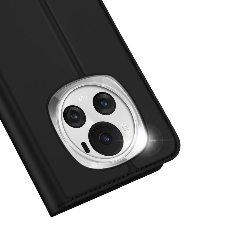 For Honor Magic6 DUX DUCIS Skin Pro Series Flip Leather Phone Case(Black)