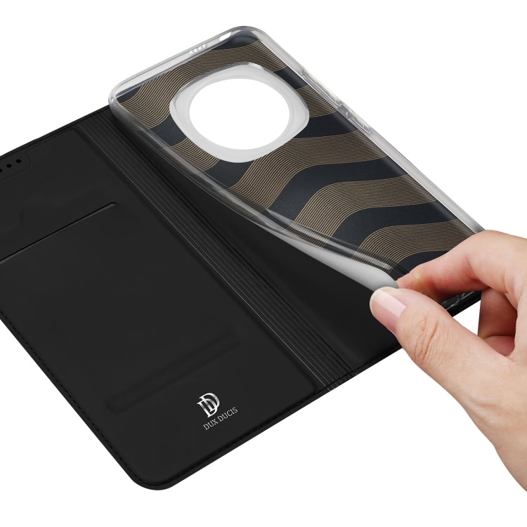 For Honor Magic6 DUX DUCIS Skin Pro Series Flip Leather Phone Case(Black)