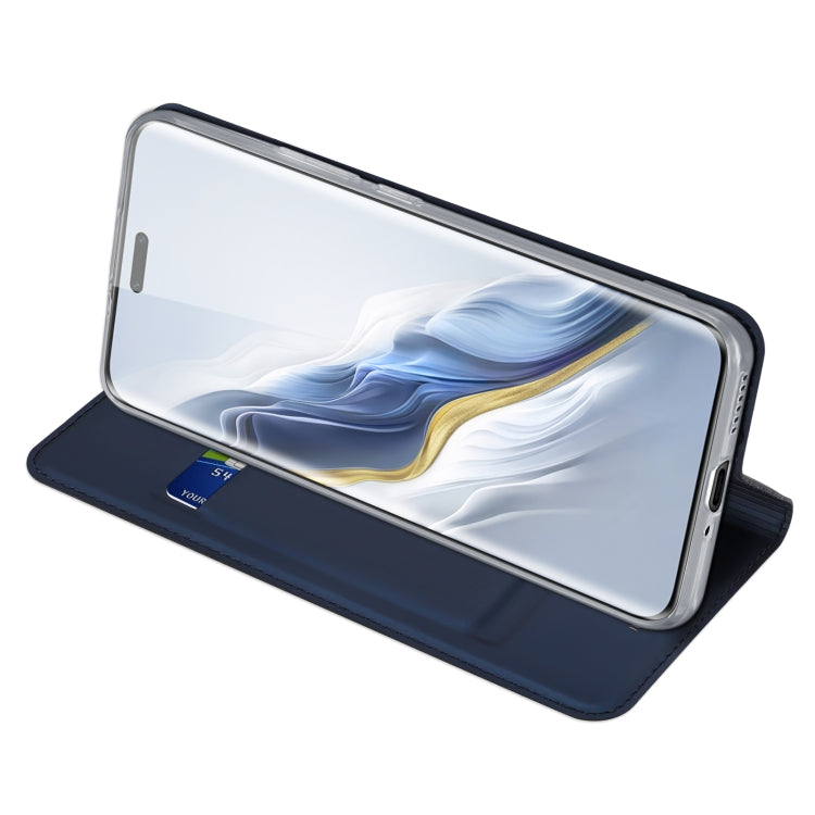 For Honor Magic6 Pro DUX DUCIS Skin Pro Series Flip Leather Phone Case(Blue)