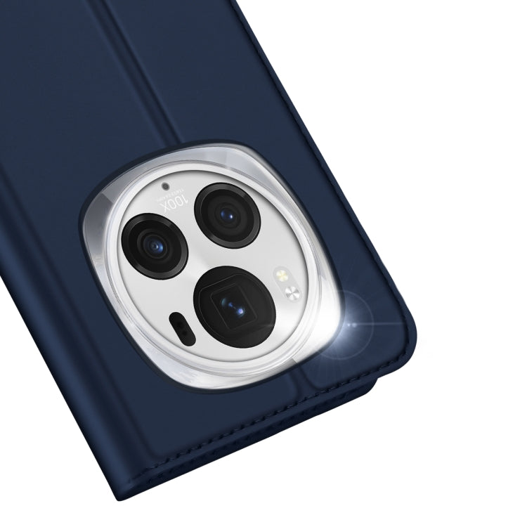 For Honor Magic6 Pro DUX DUCIS Skin Pro Series Flip Leather Phone Case(Blue)