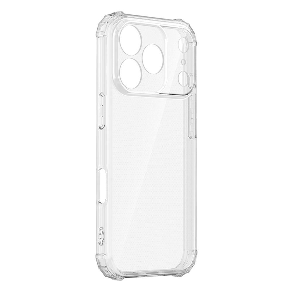 Compatible with iPhone 18 Pro Max Four-Corner Shockproof Clear TPU Phone Case - Transparent