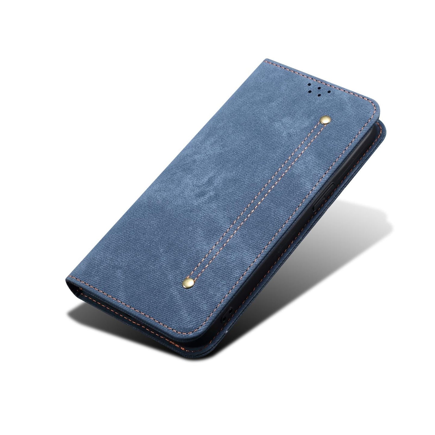 For vivo V50 Denim Texture Flip Leather Phone Case(Blue)
