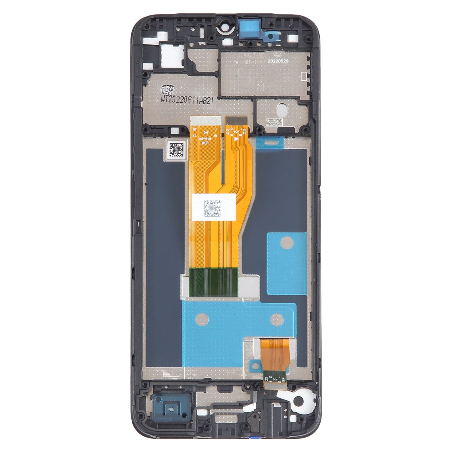 For Realme C30 OEM LCD Screen Digitizer Full Assembly with Frame