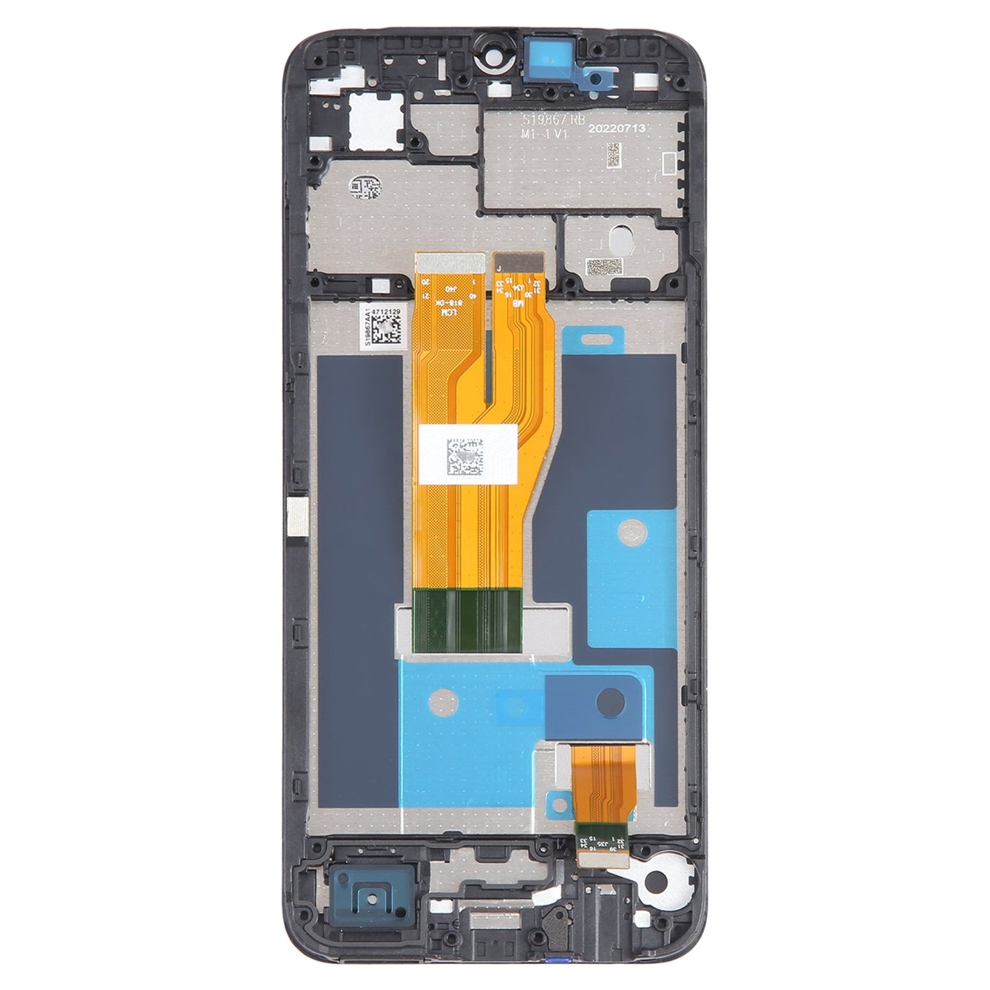 For Realme C33 OEM LCD Screen Digitizer Full Assembly with Frame