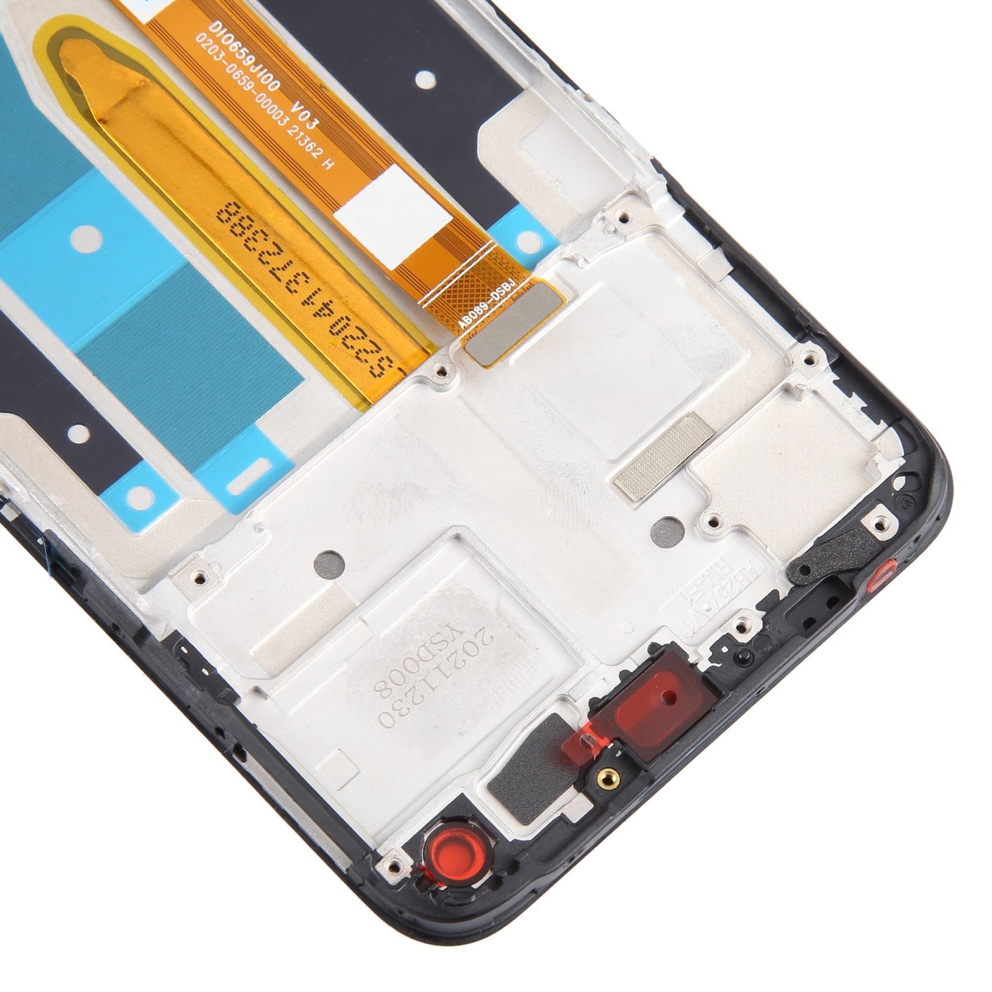 For Realme V25 OEM LCD Screen Digitizer Full Assembly with Frame