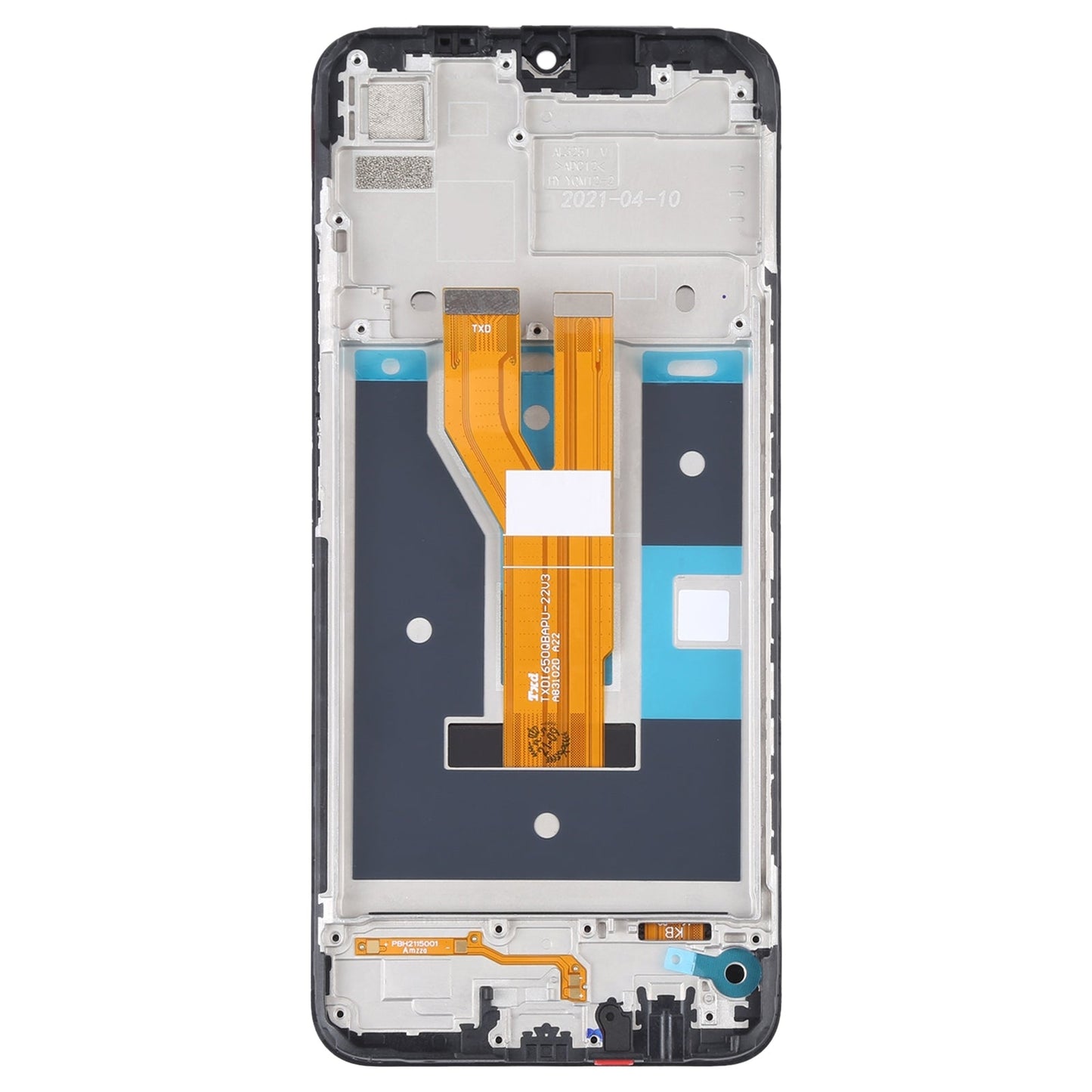 For Realme Narzo 50i 4G RMX3235 OEM LCD Screen Digitizer Full Assembly with Frame