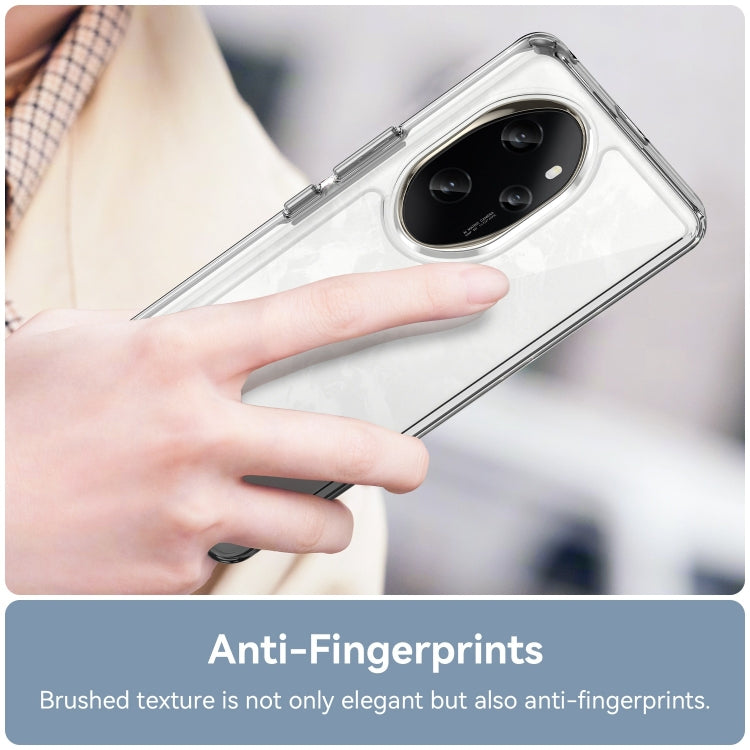 For Honor 100 Pro Colorful Series Acrylic Hybrid TPU Phone Case(Transparent)