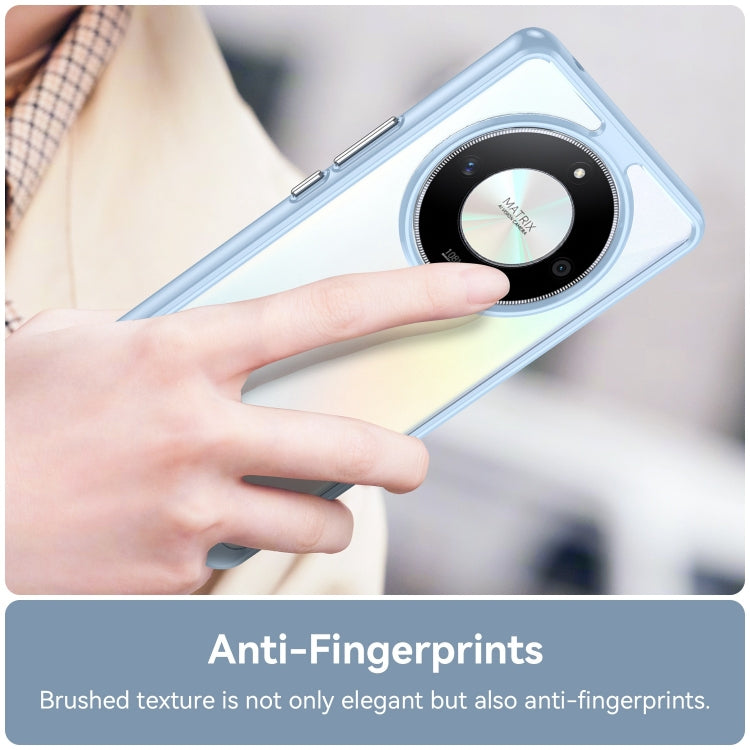 For Honor Magic6 Lite 5G Colorful Series Acrylic Hybrid TPU Phone Case(Blue)