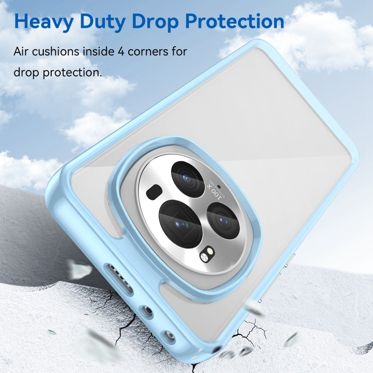 For Honor Magic6 Pro 5G Colorful Series Acrylic Hybrid TPU Phone Case(Blue)