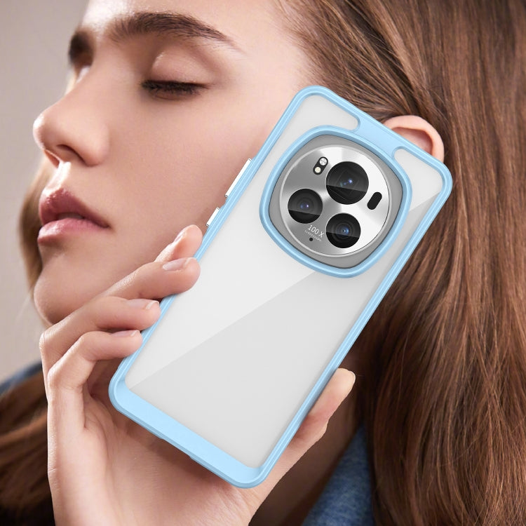 For Honor Magic6 Pro 5G Colorful Series Acrylic Hybrid TPU Phone Case(Blue)