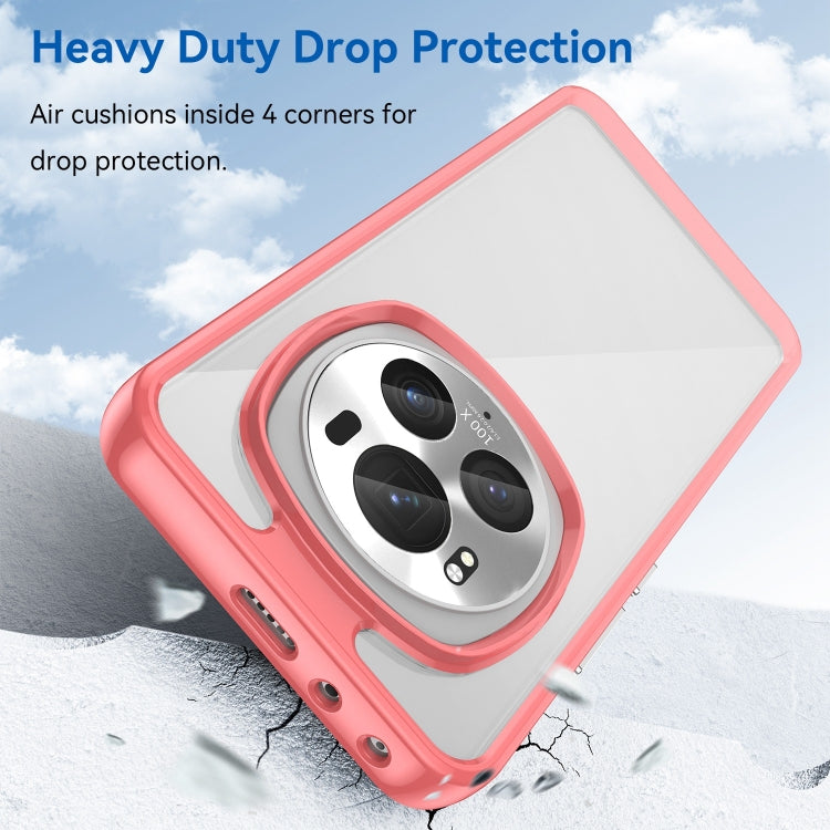 For Honor Magic6 Pro 5G Colorful Series Acrylic Hybrid TPU Phone Case(Red)