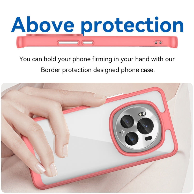 For Honor Magic6 Pro 5G Colorful Series Acrylic Hybrid TPU Phone Case(Red)