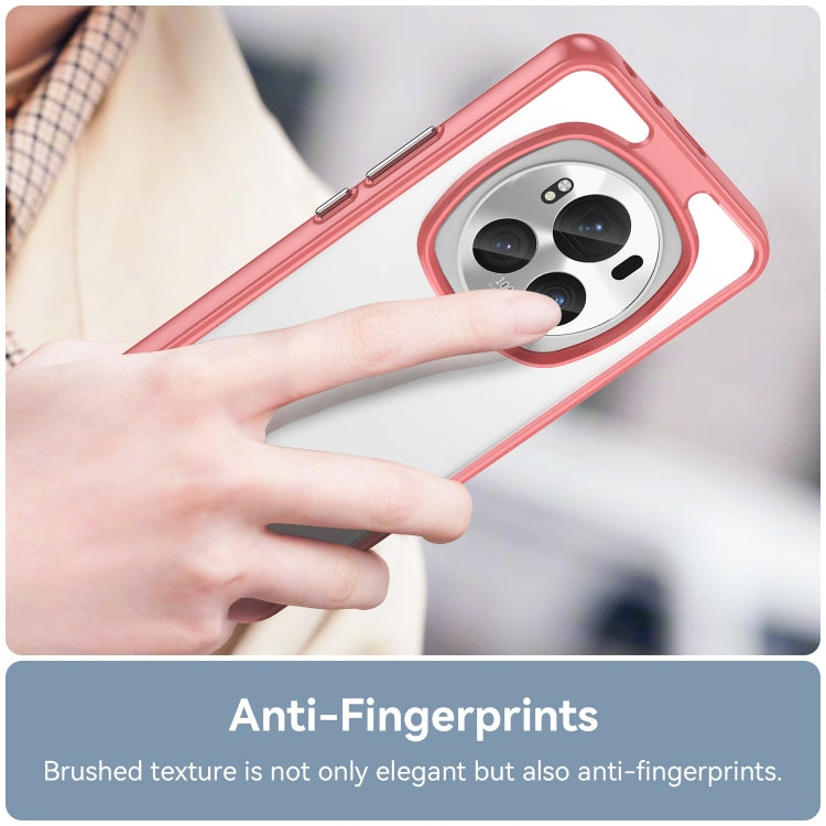 For Honor Magic6 Pro 5G Colorful Series Acrylic Hybrid TPU Phone Case(Red)