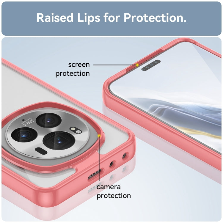 For Honor Magic6 Pro 5G Colorful Series Acrylic Hybrid TPU Phone Case(Red)