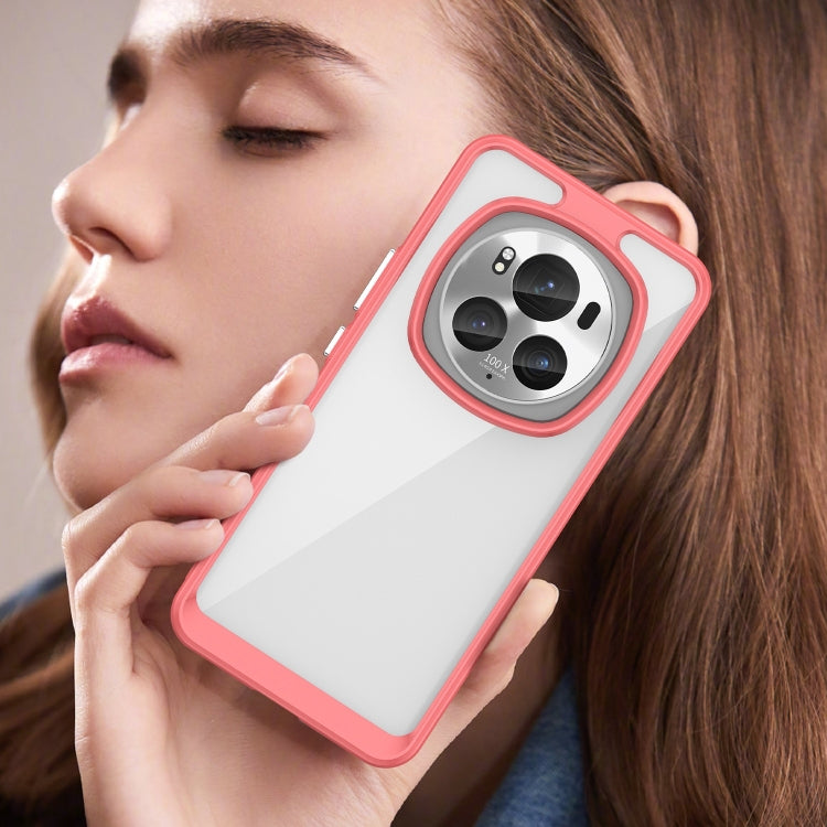 For Honor Magic6 Pro 5G Colorful Series Acrylic Hybrid TPU Phone Case(Red)