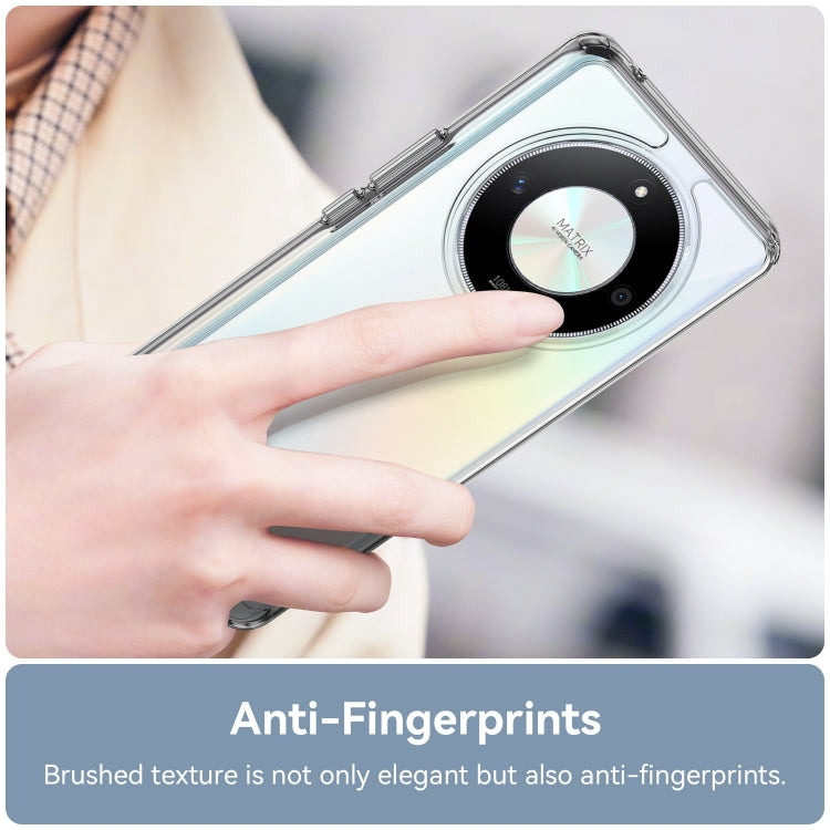 For Honor X9b Colorful Series Acrylic Hybrid TPU Phone Case(Transparent)