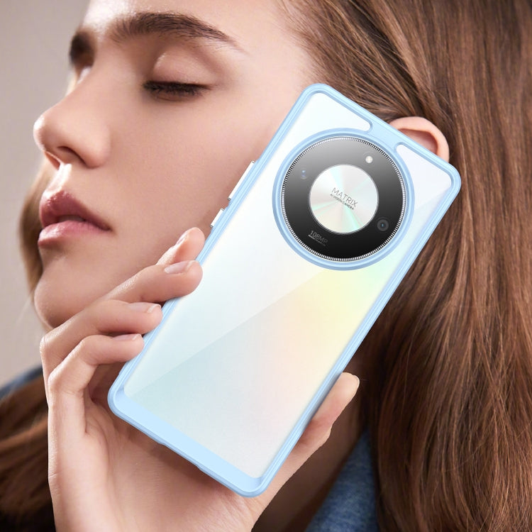 For Honor X50 Pro Colorful Series Acrylic Hybrid TPU Phone Case(Blue)