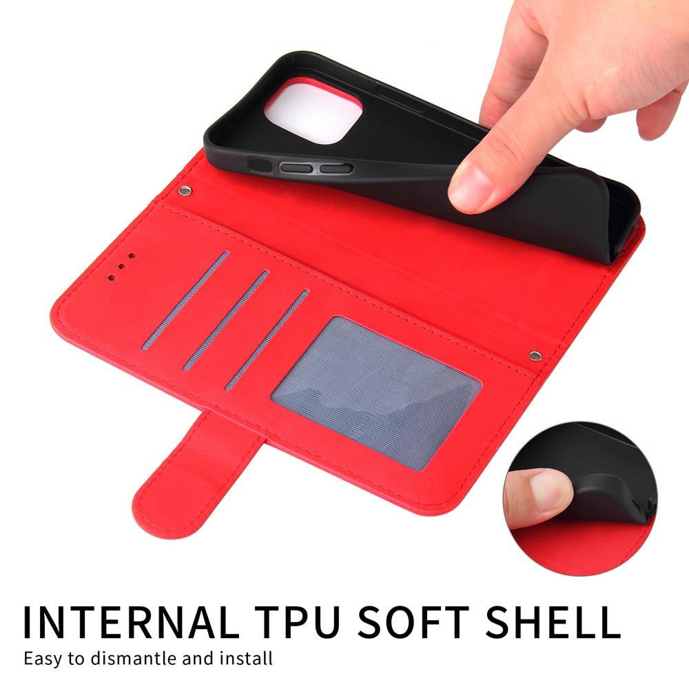 For vivo V50 Lite 4G / 5G Skin Feel Life Tree Metal Button Leather Phone Case(Red)