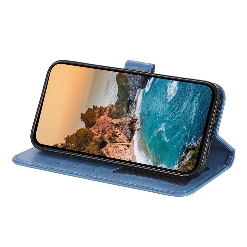 For vivo V50 Lite 4G / 5G Seven-petal Flowers Embossing Leather Phone Case(Blue)