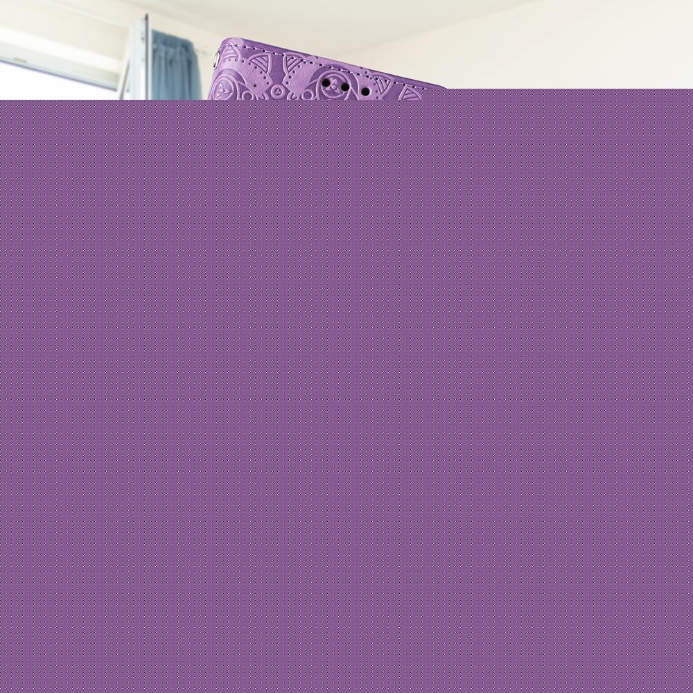 For vivo V50 Lite 4G / 5G Embossed Sunflower Leather Phone Case(Purple)