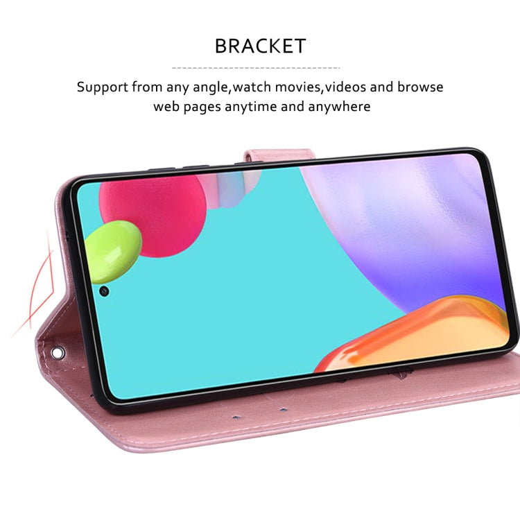 For Honor 90 Lite Rose Embossed Flip PU Leather Phone Case(Rose Gold)