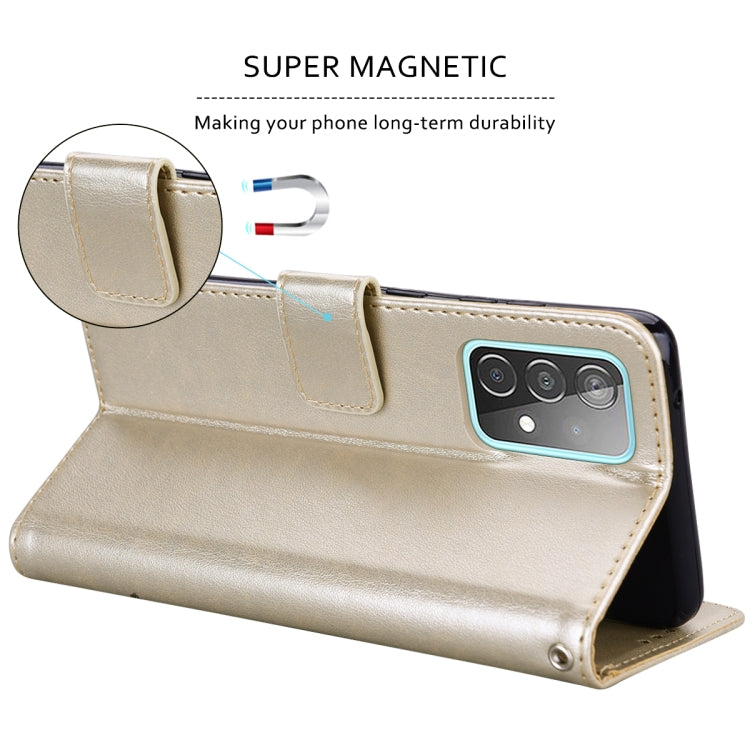 For Honor X8a Rose Embossed Flip PU Leather Phone Case(Gold)